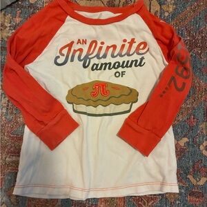 Peek Kids 3T Pi “An Infinite Amount of Pi” Graphic Tshirt